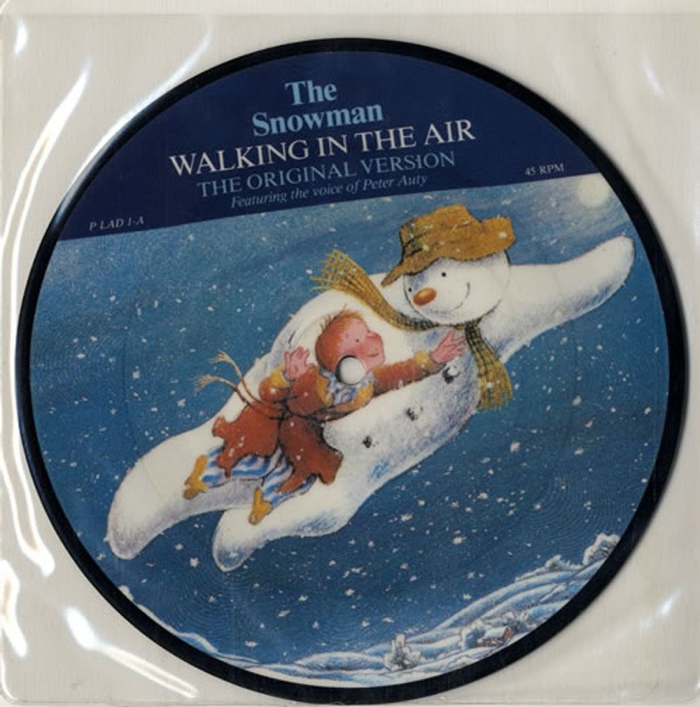 Howard Blake Walking In The Air UK 7" vinyl picture disc (7 inch picture disc single) PLAD1