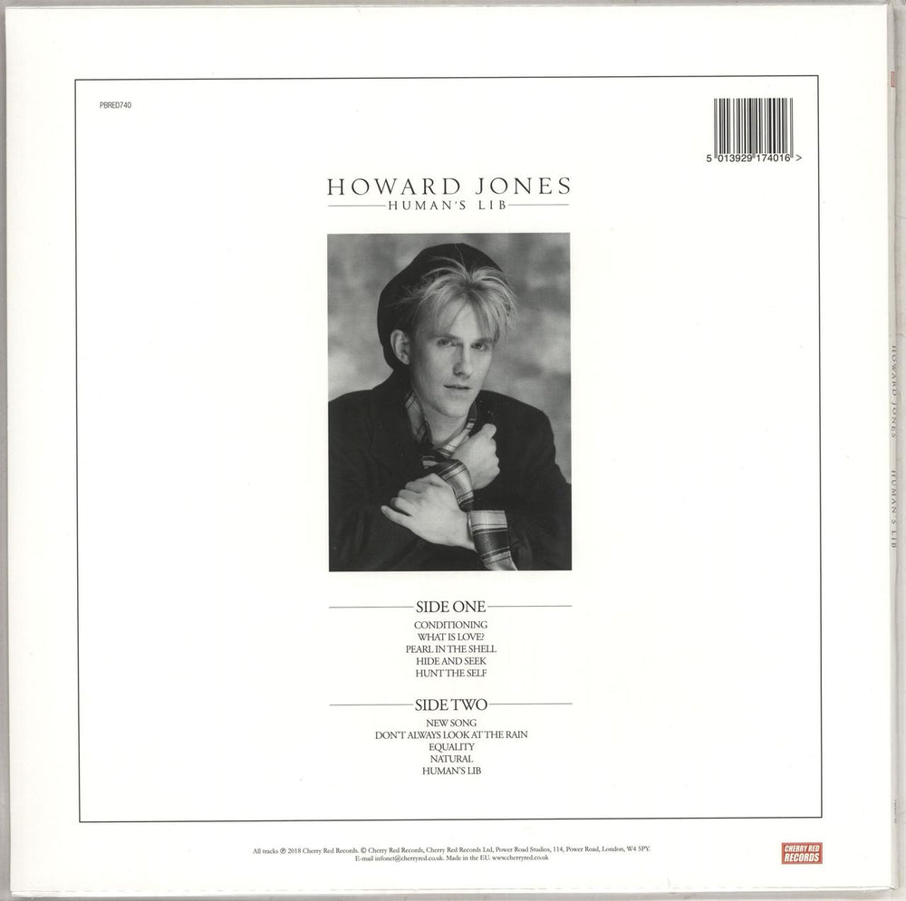 Howard Jones Human's Lib - 140gm White Vinyl - Sealed UK vinyl LP album (LP record) 5013929174016