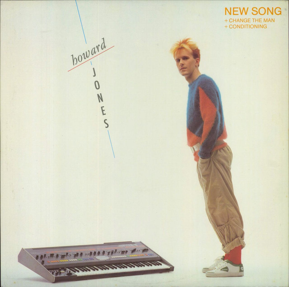 Howard Jones New Song UK 12" vinyl single (12 inch record / Maxi-single) HOW1T