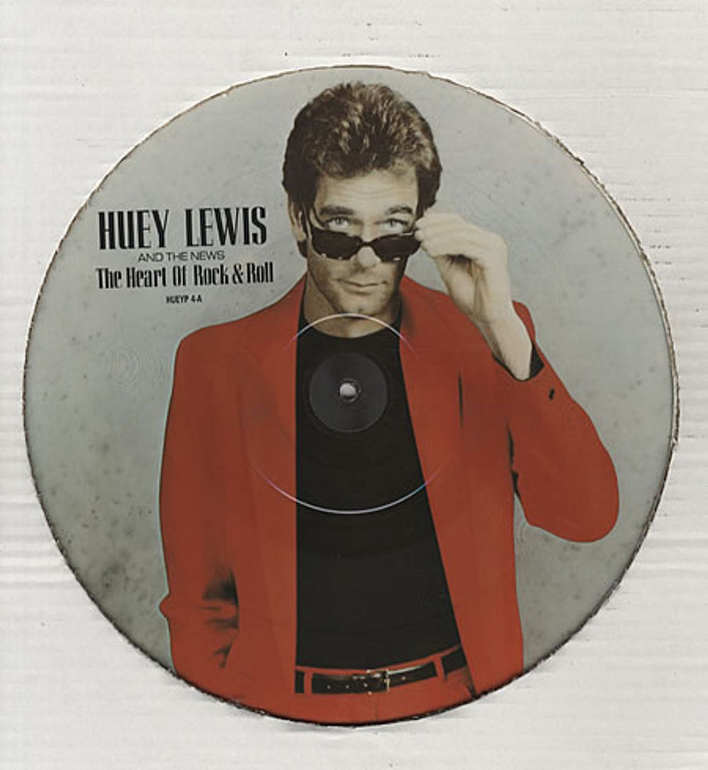 Huey Lewis & The News The Heart Of Rock & Roll UK 12" vinyl picture disc (12 inch picture record) HUEYP4