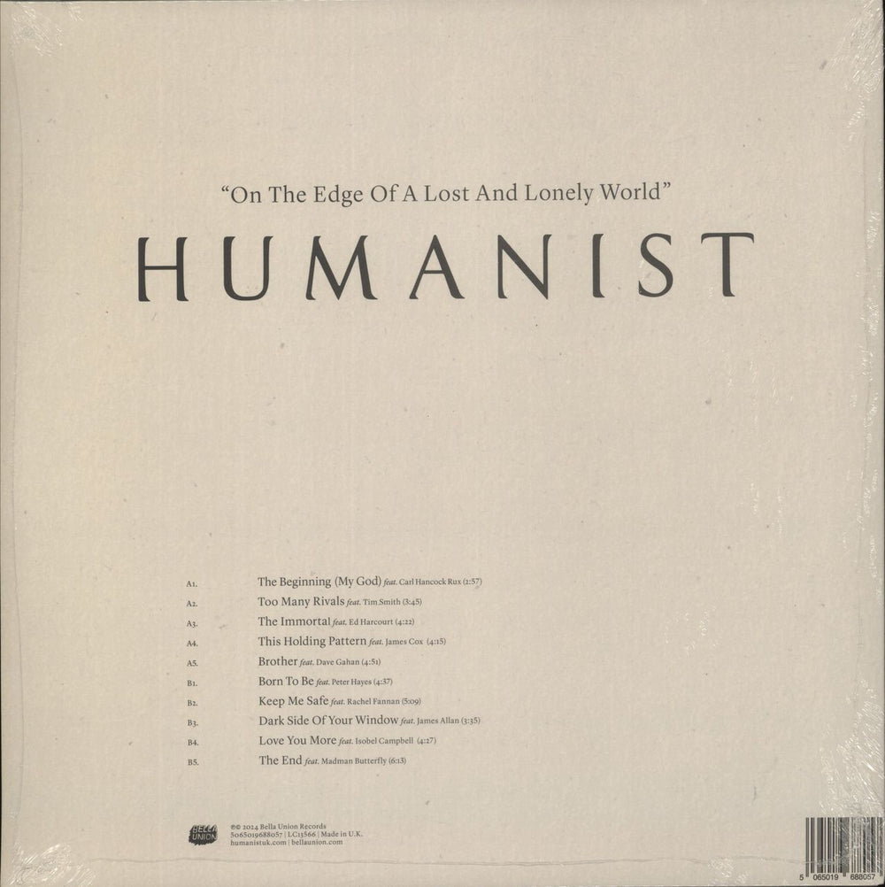 Humanist On The Edge Of A Lost And Lonely World - Sealed UK 2-LP vinyl record set (Double LP Album) 5065019688057