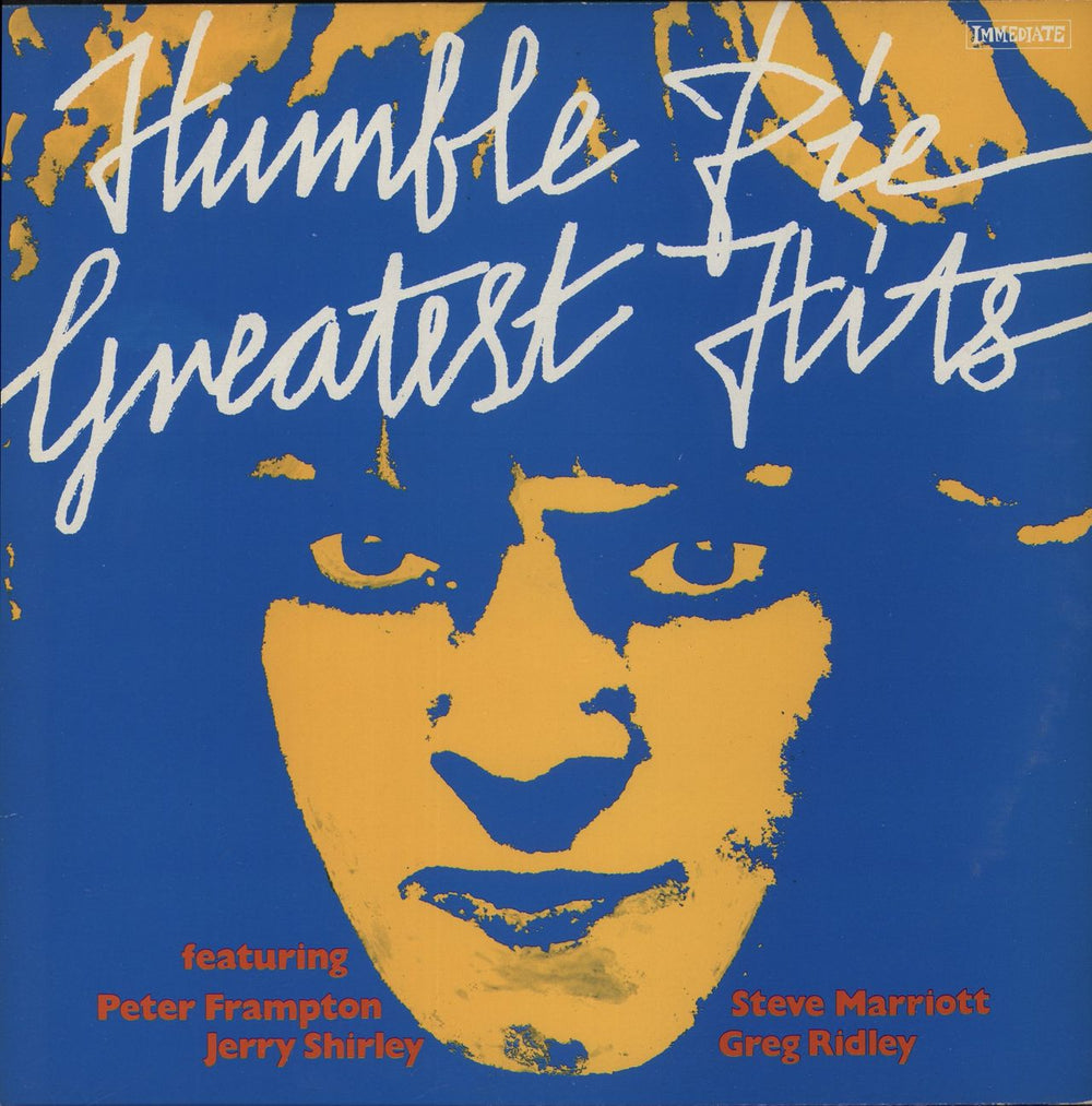 Humble Pie Greatest Hits - White Label UK vinyl LP album (LP record) IML2005