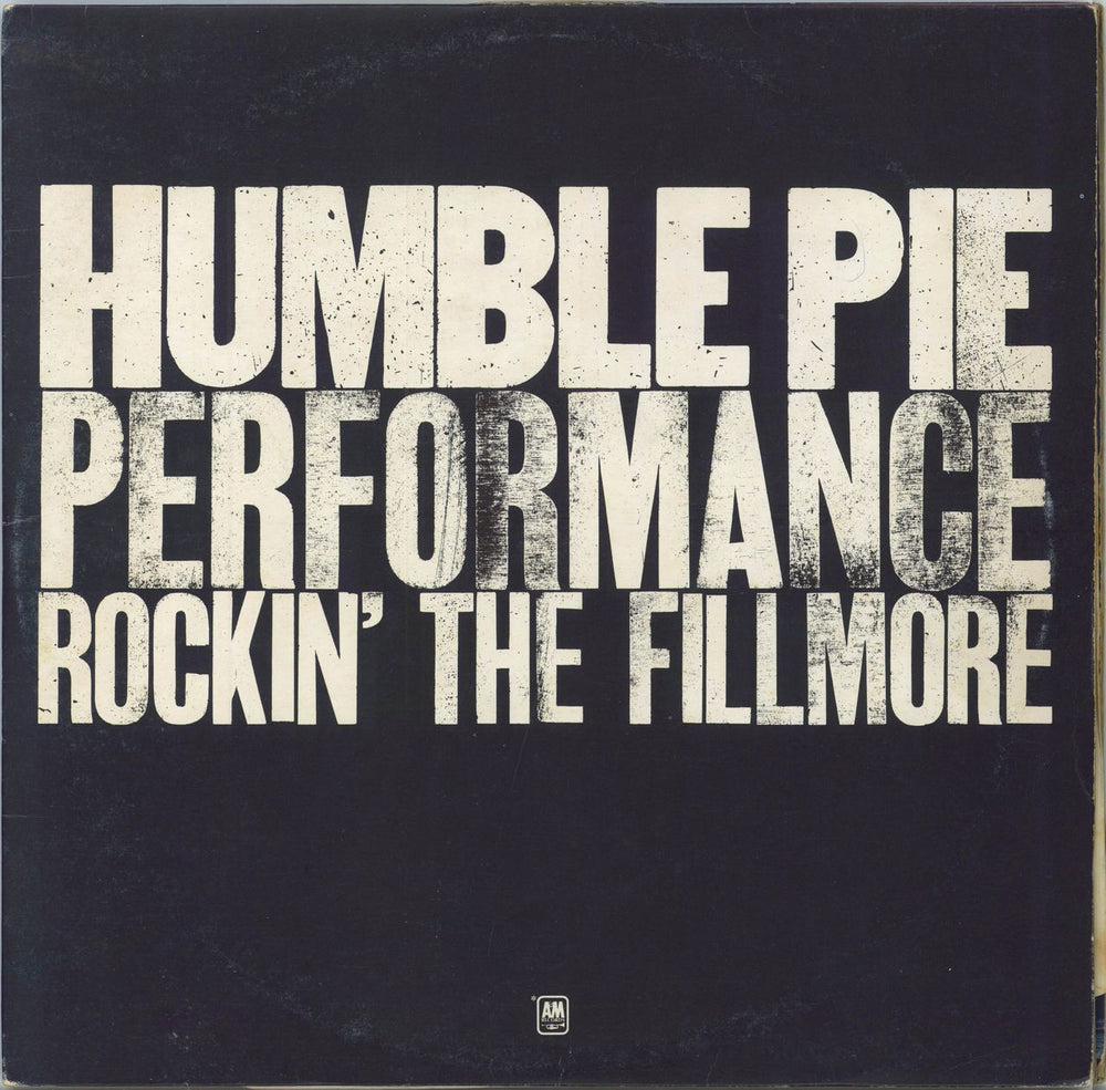 Humble Pie Performance: Rockin' The Fillmore - 1st - Red Vinyl - EX UK 2-LP vinyl record set (Double LP Album) AMLH63506