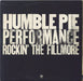 Humble Pie Performance: Rockin' The Fillmore - 1st - Red Vinyl - EX UK 2-LP vinyl record set (Double LP Album) AMLH63506