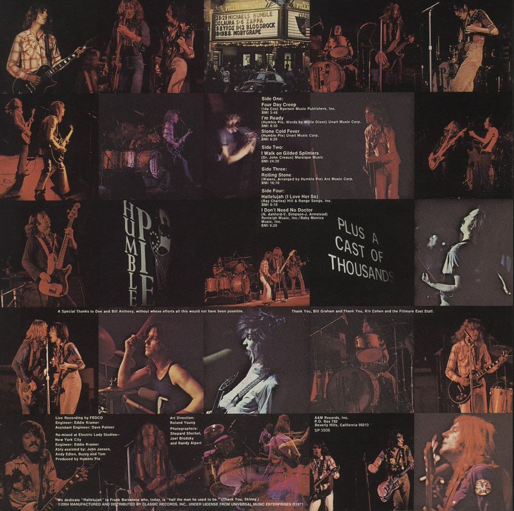 Humble Pie Performance: Rockin' The Fillmore - 200gm Vinyl US 2-LP vinyl record set (Double LP Album)