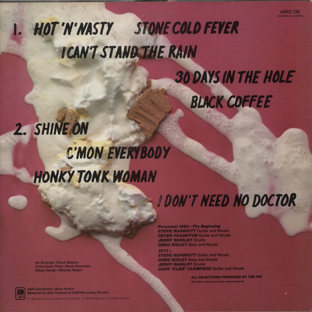 Humble Pie The Best UK vinyl LP album (LP record)