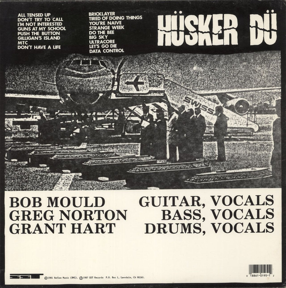Husker Du Land Speed Record - Grey Marble Vinyl US vinyl LP album (LP record) 018861019512
