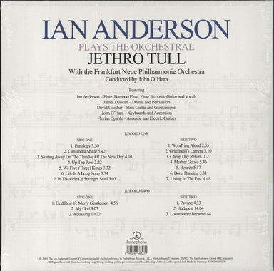 Ian Anderson Plays The Orchestral Jethro Tull German 2-LP vinyl record set (Double LP Album) 190296688270