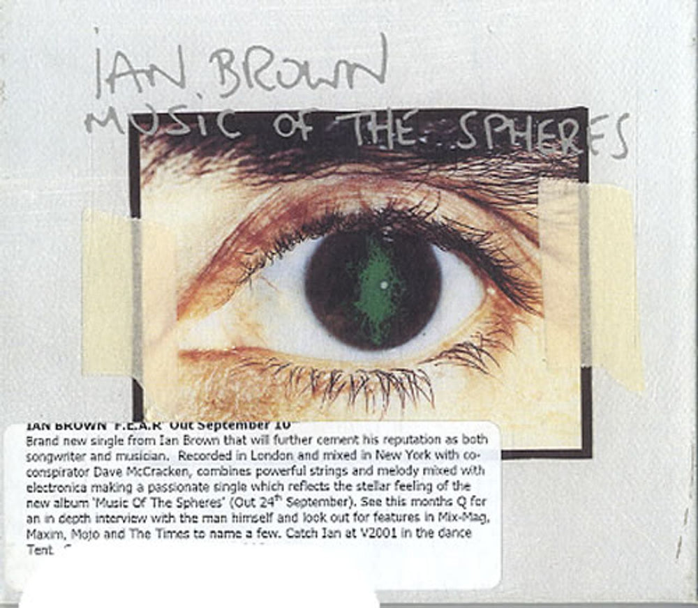 Ian Brown Music Of The Spheres UK Promo CD album (CDLP) SPHERE1