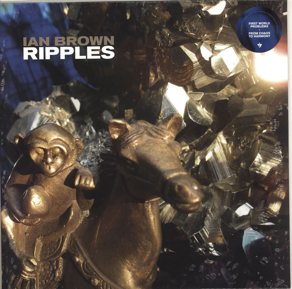 Ian Brown Ripples - 180gm White Vinyl - Sealed UK vinyl LP album (LP record) VX3216