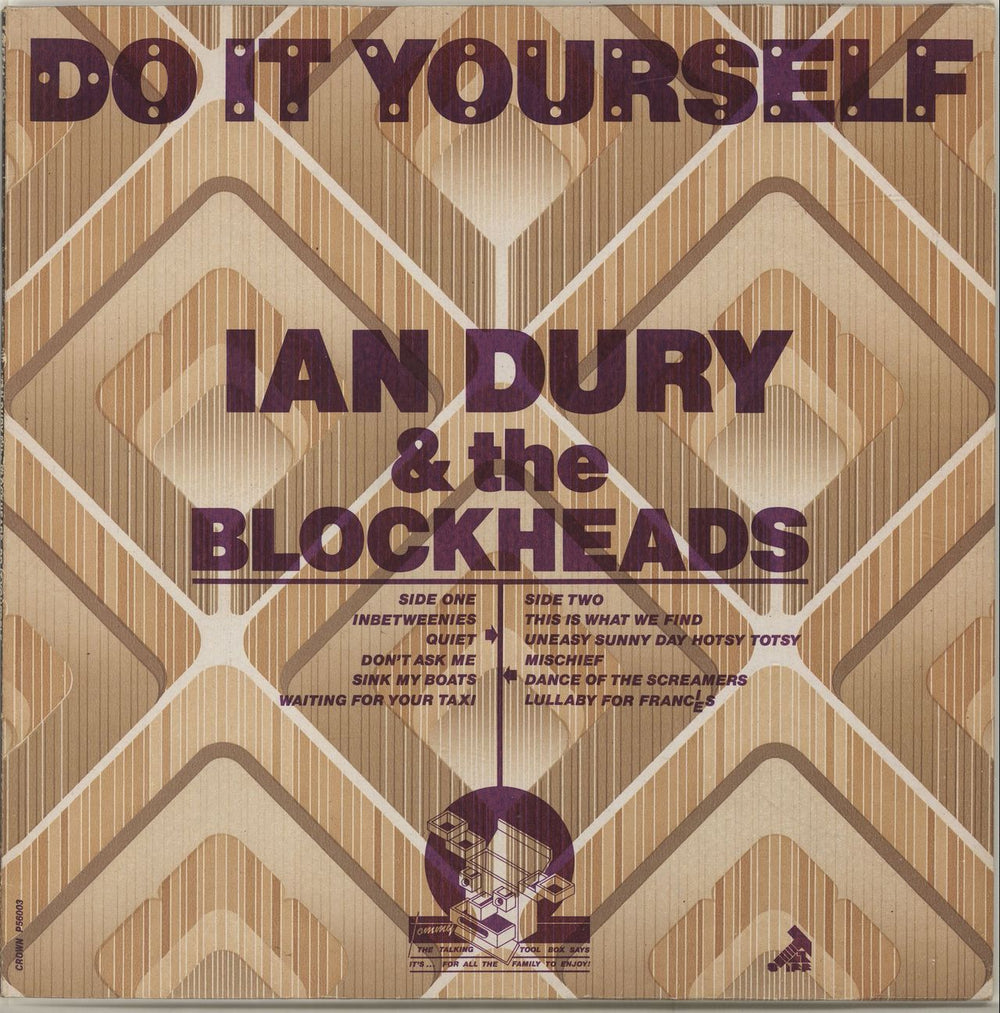 Ian Dury Do It Yourself - P56003 Dutch vinyl LP album (LP record) SEEZ14