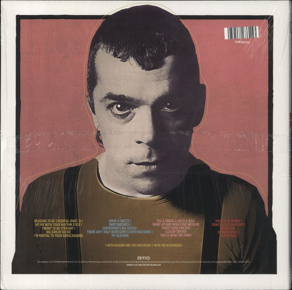 Ian Dury Hit Me! The Best Of Ian Dury - White Vinyl UK 2-LP vinyl record set (Double LP Album) 4050538633153