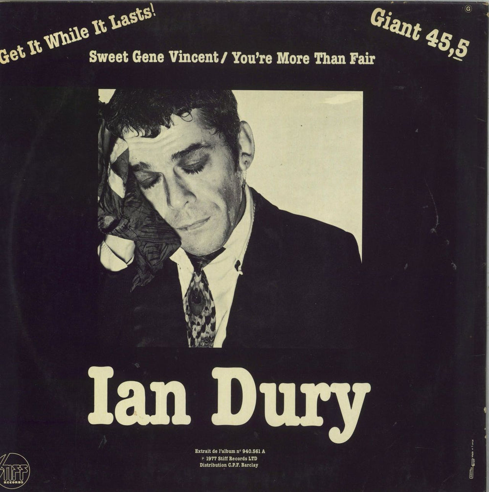 Ian Dury Sex & Drugs & Rock & Roll French 12" vinyl single (12 inch record / Maxi-single) 750.004