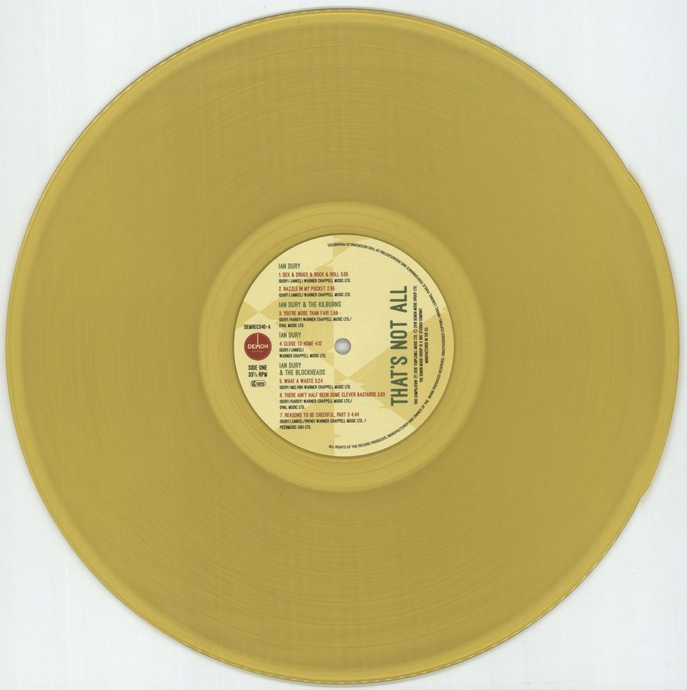 Ian Dury The Stiff Recordings 1977-1980 - Four Coloured Vinyl LPs UK 4-LP vinyl album record set DEMRECBOX29