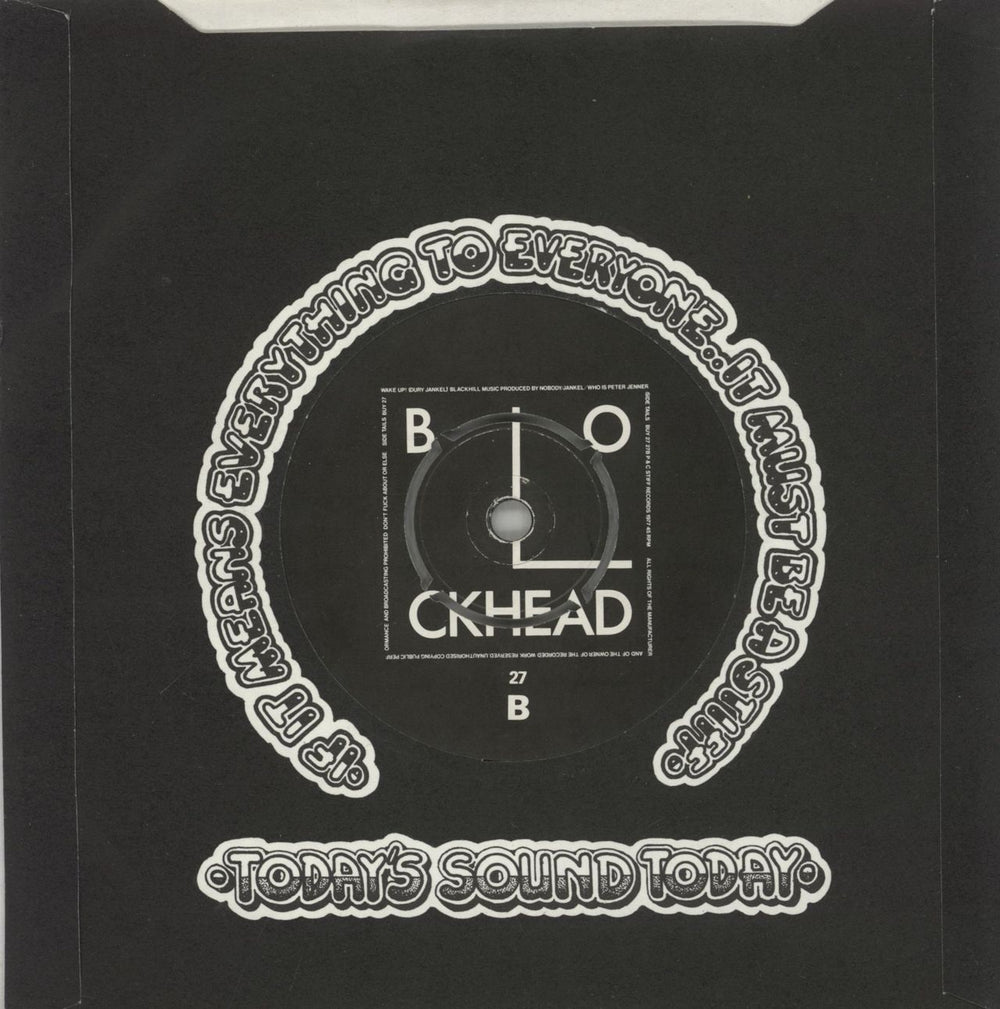 Ian Dury What A Waste! UK 7" vinyl single (7 inch record / 45)