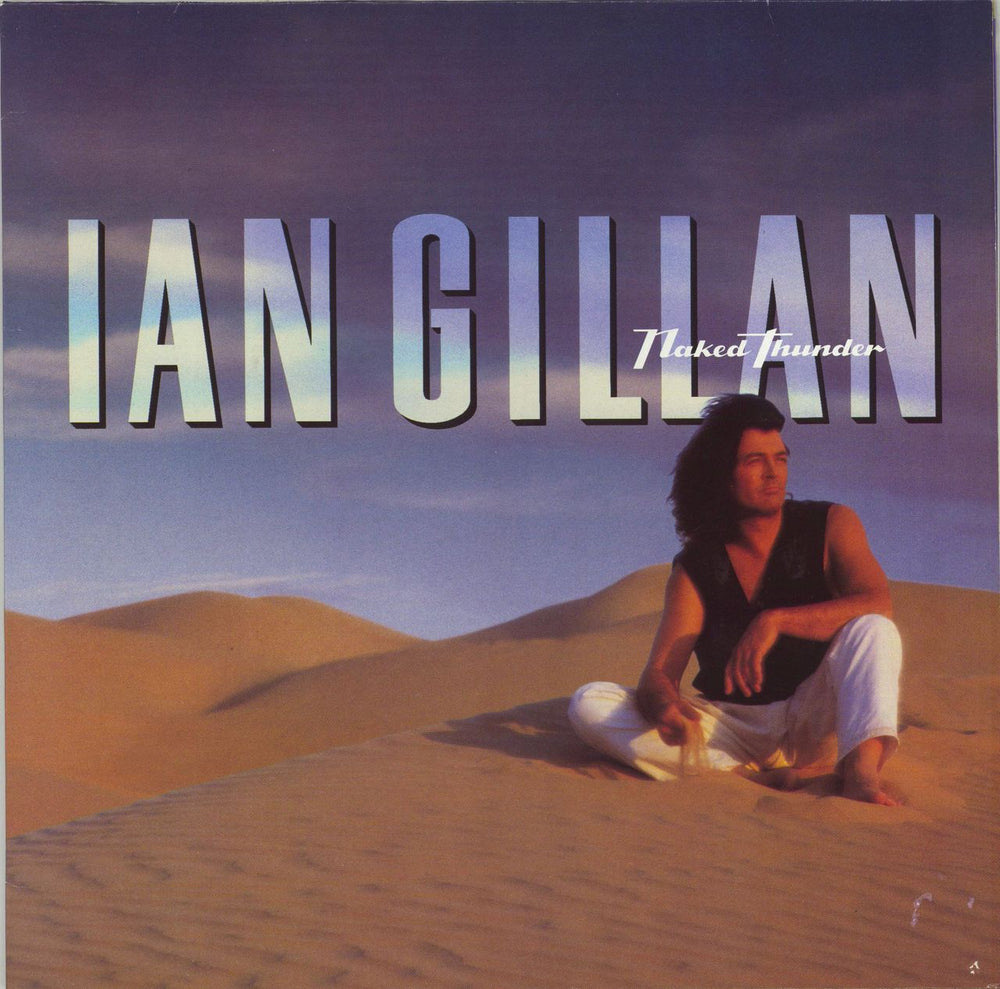 Ian Gillan Naked Thunder + Lyric inner/Misprint German vinyl LP album (LP record) 9031-71899-1