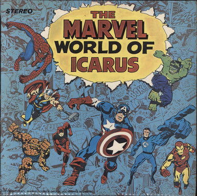 Icarus (60s) The Marvel World Of Icarus UK vinyl LP album (LP record) MSPL28161