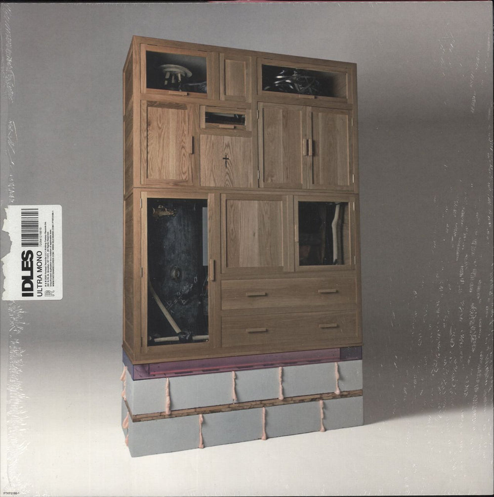 Idles Ultra Mono - stickered shrink US vinyl LP album (LP record) 720841218630