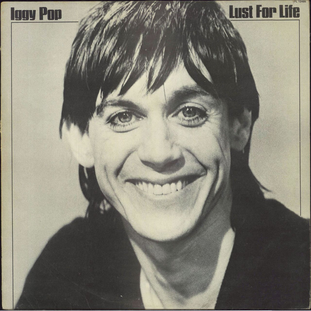 Iggy Pop Lust For Life - 1st - VG UK vinyl LP album (LP record) PL12488