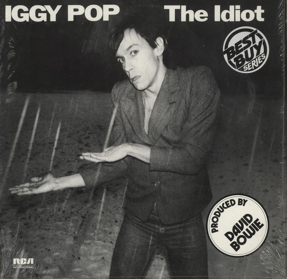 Iggy Pop The Idiot - barcode sleeve German vinyl LP album (LP record) NL82275