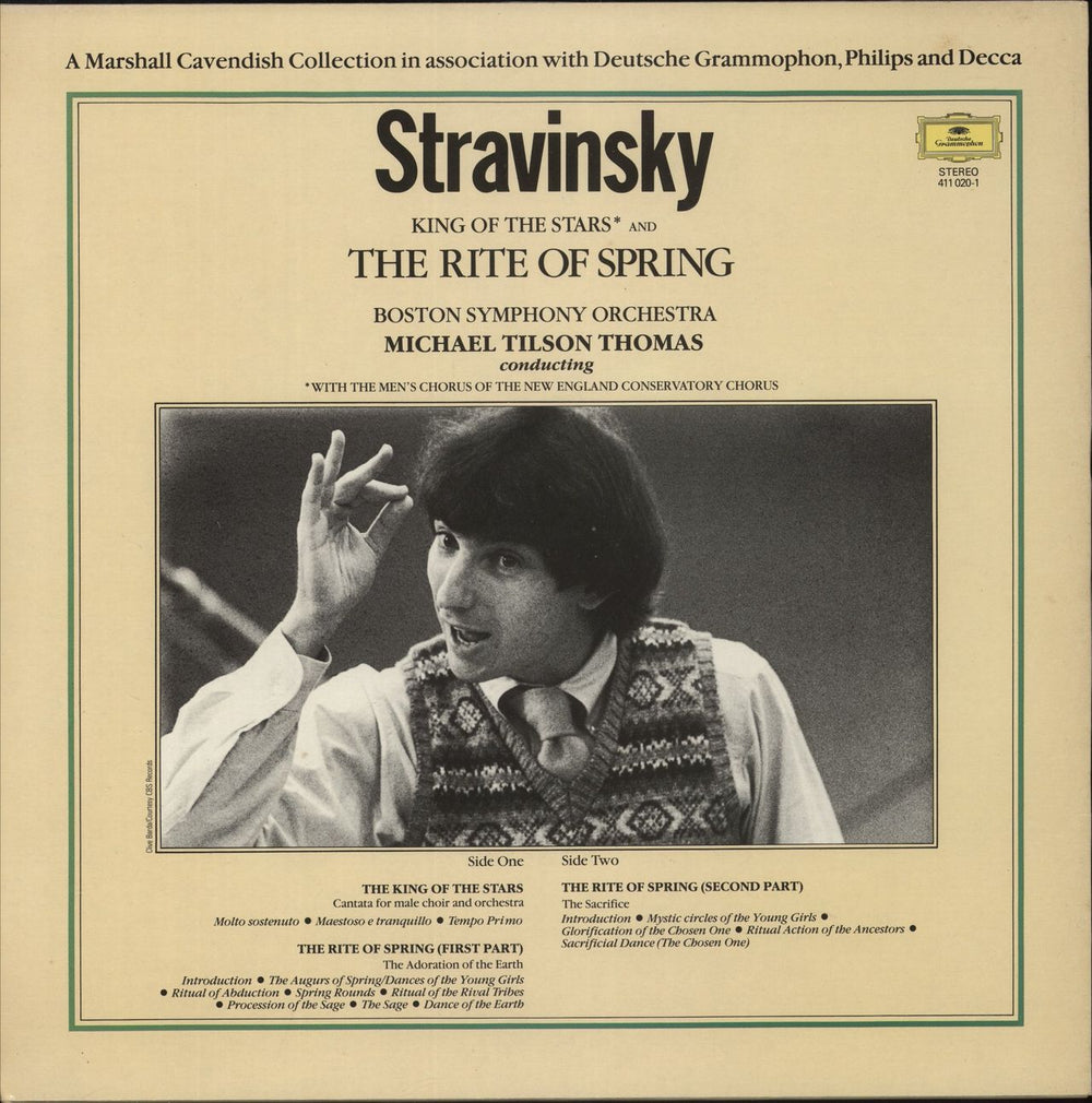 Igor Stravinsky The Rite Of Spring / The King Of The Stars UK vinyl LP album (LP record)