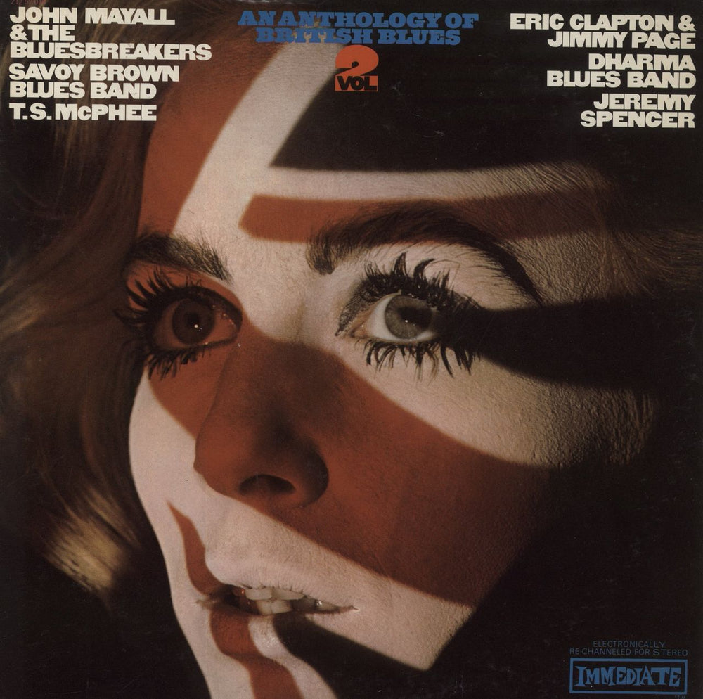 Immediate Label An Anthology Of British Blues Volume 2 US vinyl LP album (LP record) Z1252014