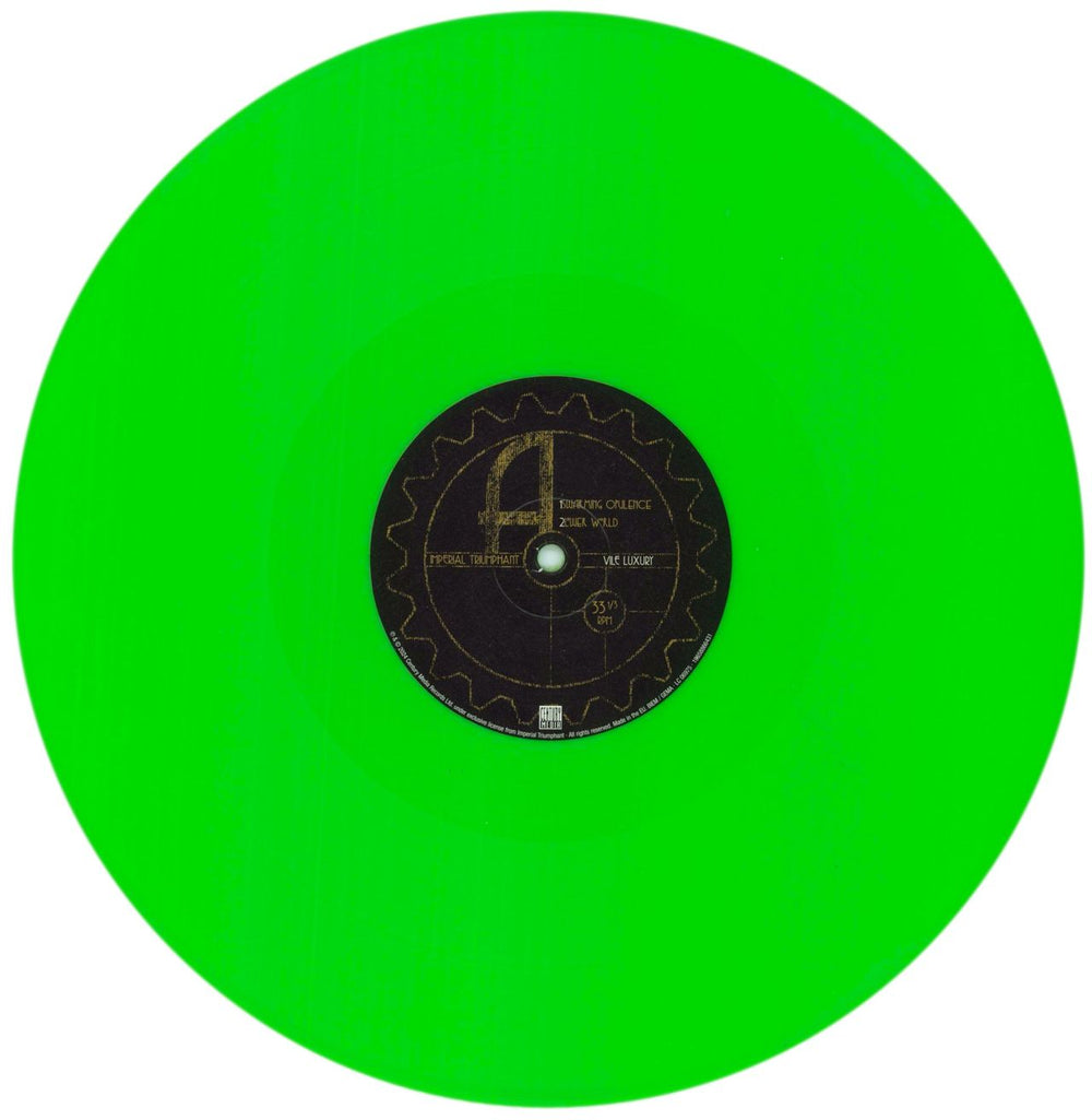 Imperial Triumphant Vile Luxury (Redux 1924) - Neon Green Vinyl UK 2-LP vinyl record set (Double LP Album) 7MY2LVI870186