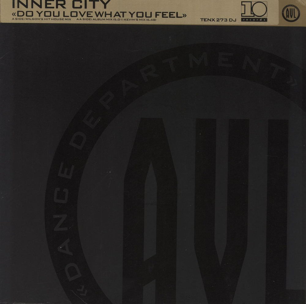 Inner City Do You Love What You Feel UK Promo 12" vinyl single (12 inch record / Maxi-single) TENX273DJ
