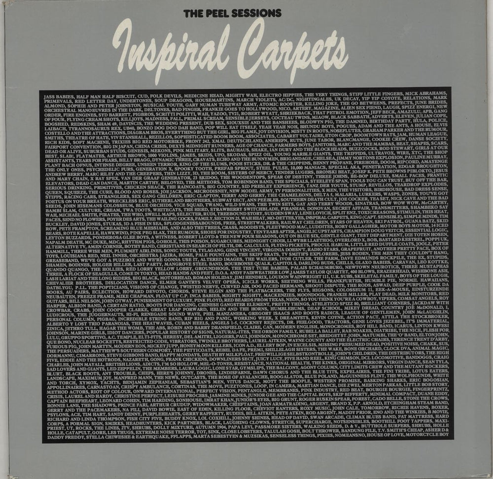 Inspiral Carpets The Peel Sessions UK 12" vinyl single (12 inch record / Maxi-single) SFPS072