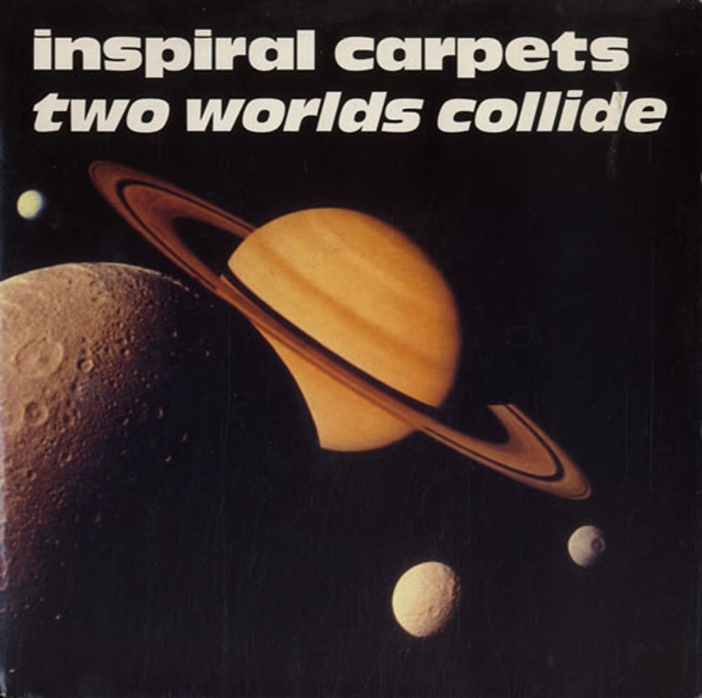 Inspiral Carpets Two Worlds Collide UK 7" vinyl single (7 inch record / 45) DUNG17