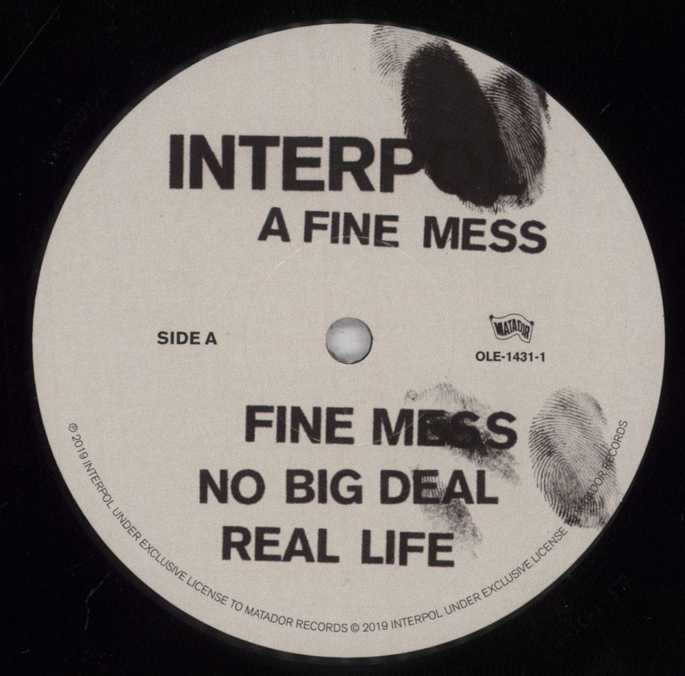 Interpol A Fine Mess UK 12" vinyl single (12 inch record / Maxi-single) ITP12AF836564