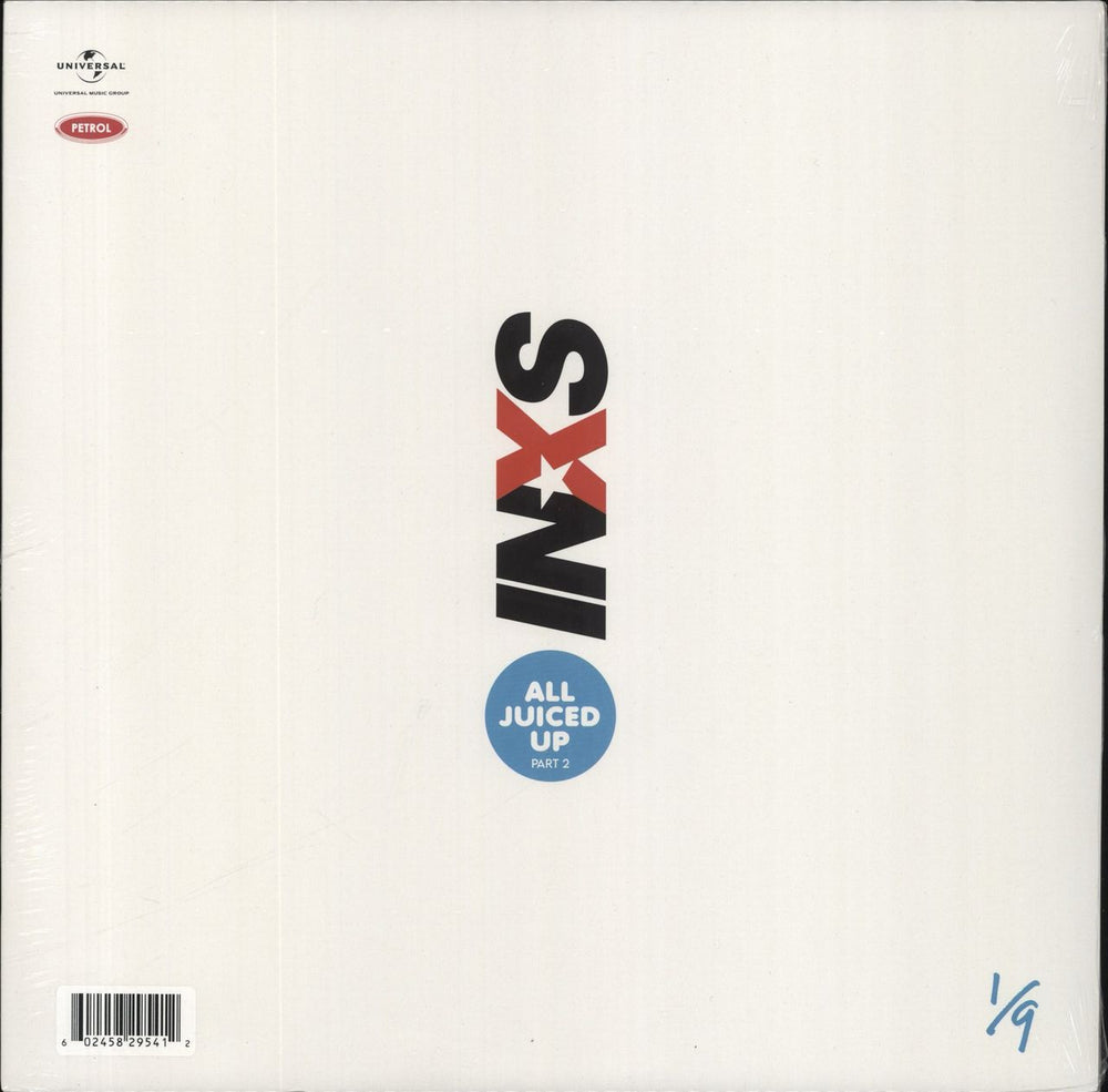 Inxs All Juiced Up Part 2 [1/9] - Blue Vinyl - Sealed UK vinyl LP album (LP record) 602458295412