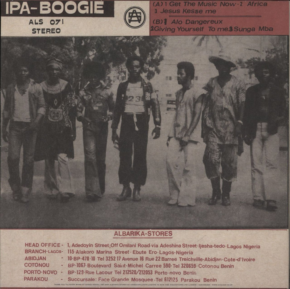 Ipa-Boogie Ipa-Boogie UK vinyl LP album (LP record) 676499055069