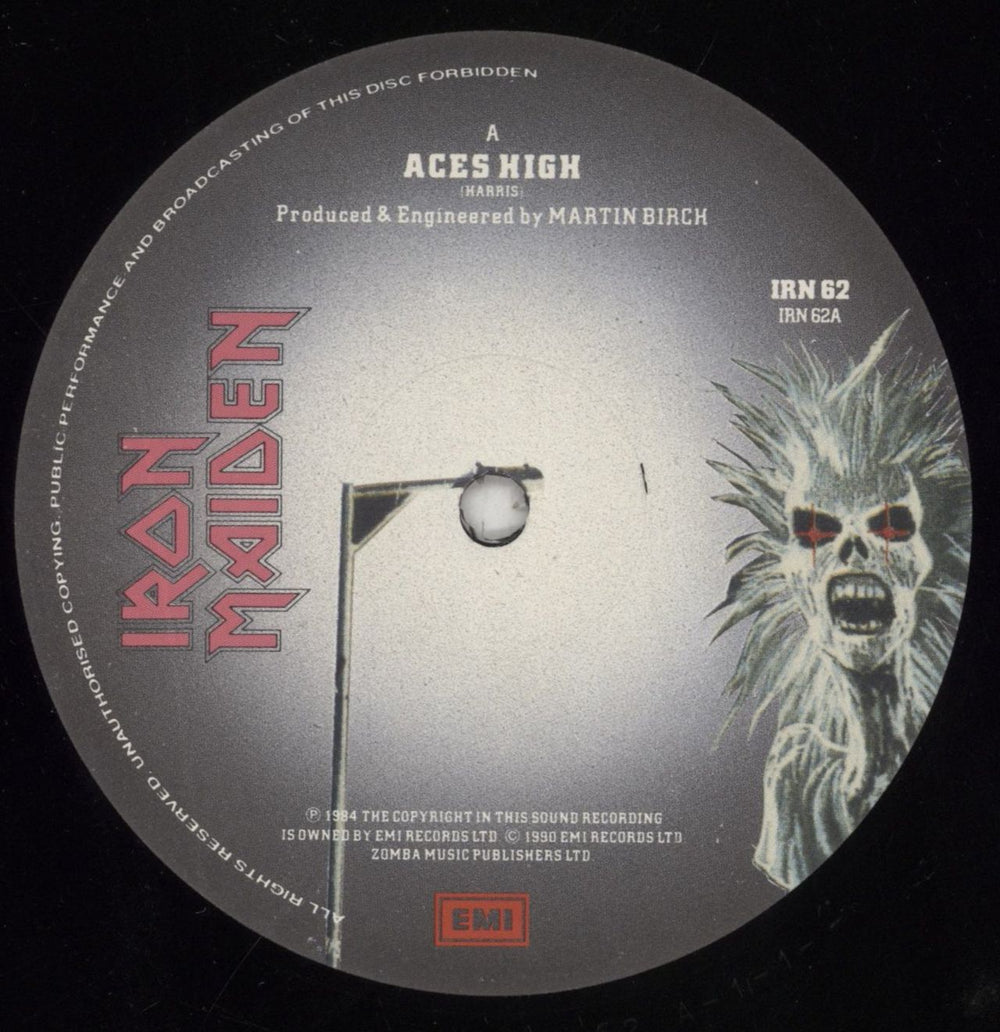 Iron Maiden 2 Minutes To Midnight / Aces High UK 12" vinyl single (12 inch record / Maxi-single) IRO12MI856198