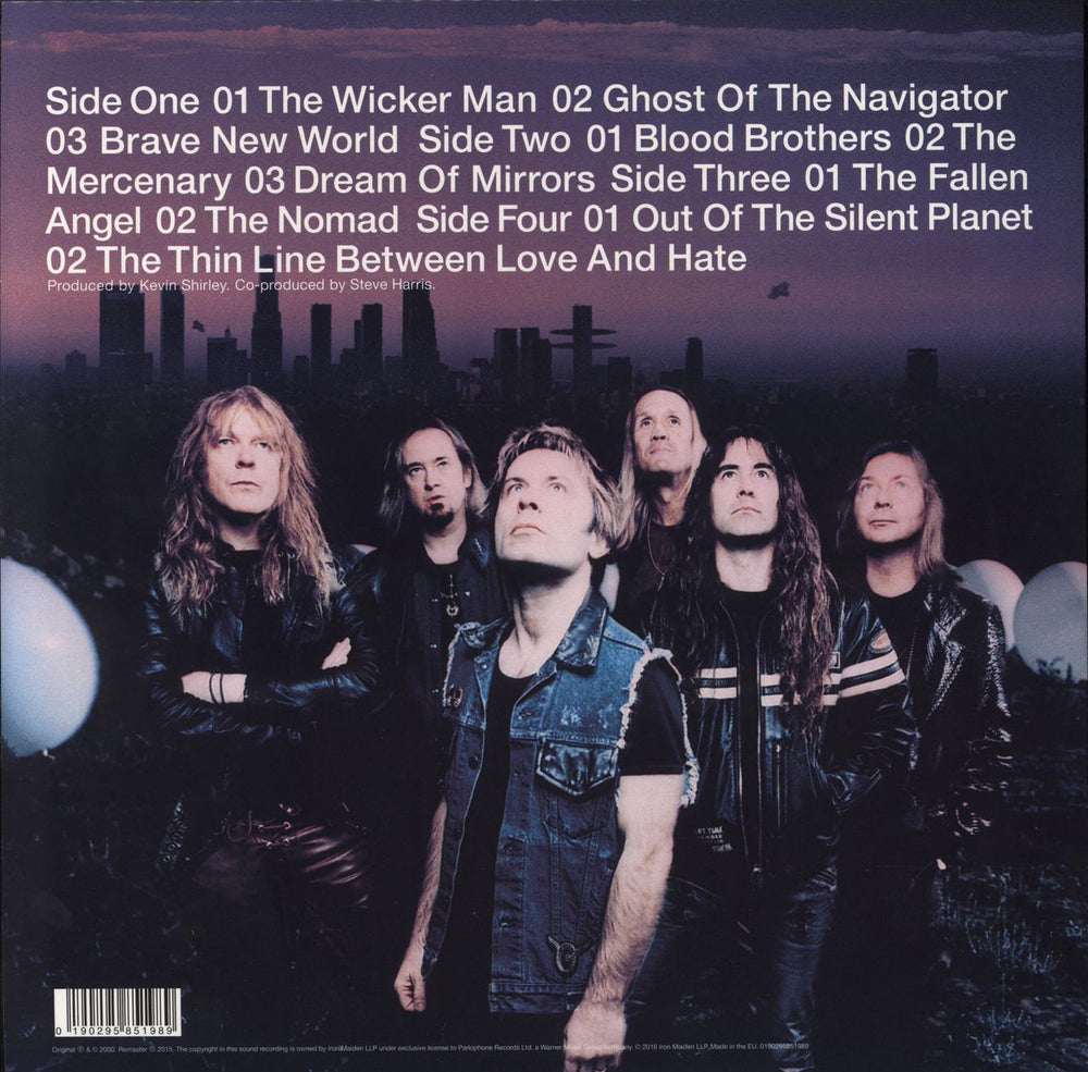 Iron Maiden Brave New World - 180gram Vinyl UK 2-LP vinyl record set (Double LP Album) 190295851989