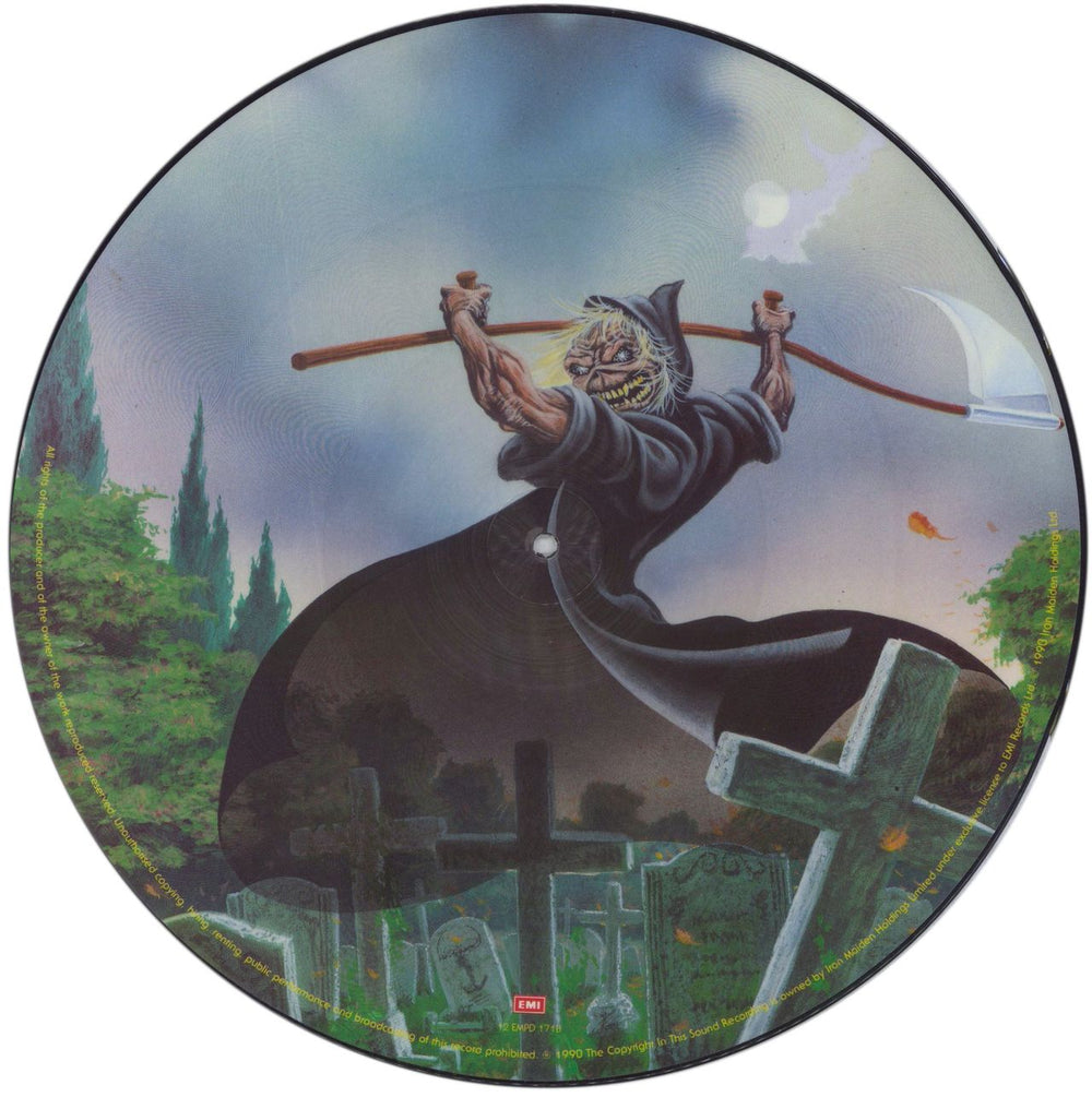 Iron Maiden Bring Your Daughter To The Slaughter UK 12" vinyl picture disc (12 inch picture record) 5099920417185