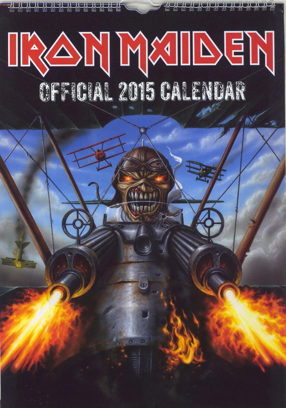 Iron Maiden Calendar 2015 - Danilo UK calendar OFFICIAL CALENDAR