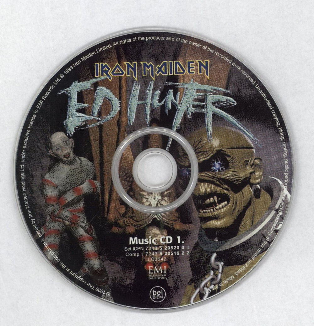 Iron Maiden Ed Hunter + CD-ROM Game UK 3-CD album set (Triple CD) IRO3CED136706