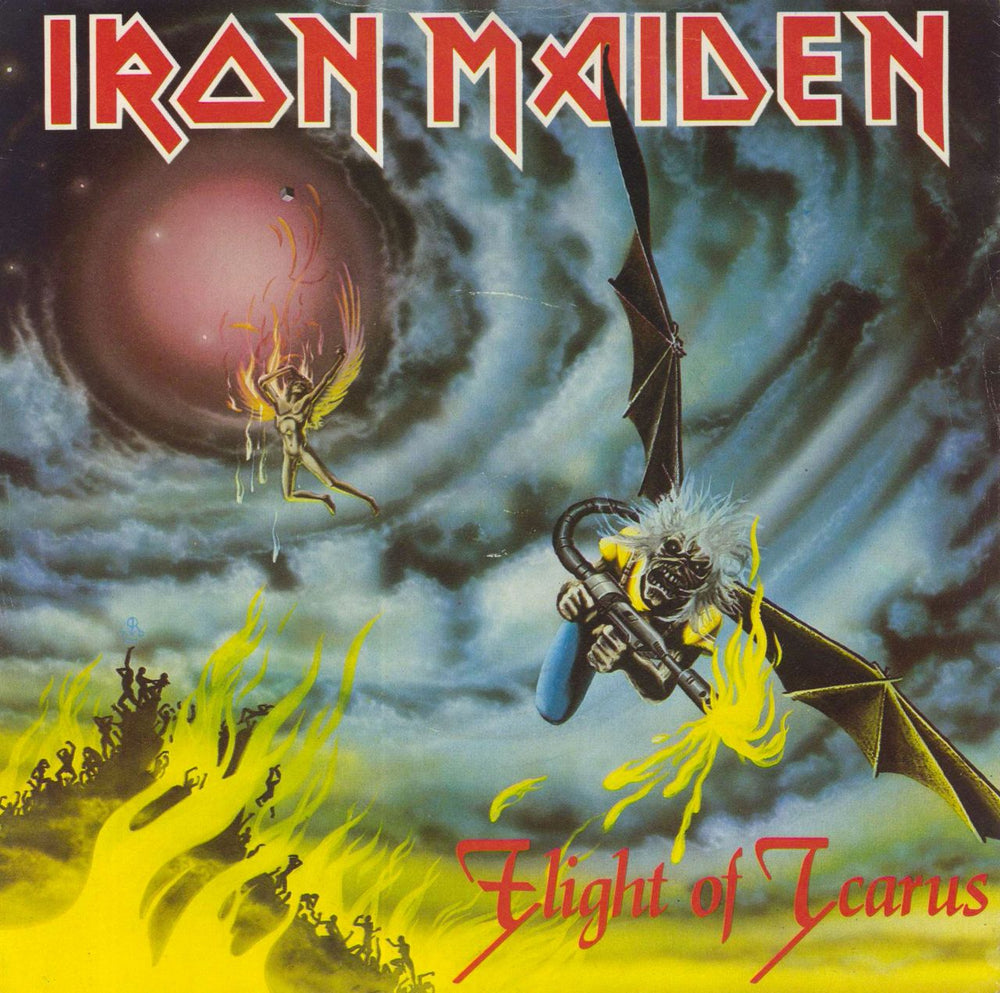 Iron Maiden Flight Of Icarus - Inj - EX UK 7" vinyl single (7 inch record / 45) EMI5378