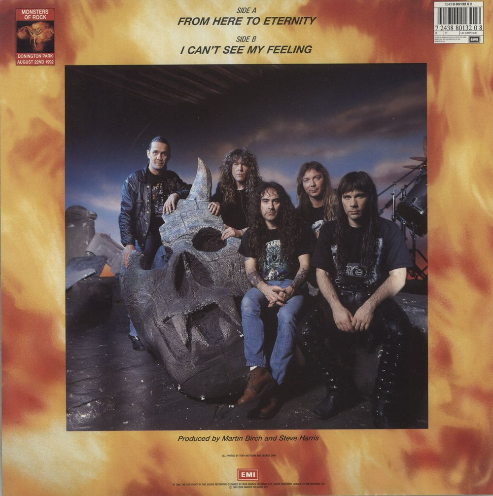 Iron Maiden From Here To Eternity + plinth UK shaped picture disc (picture disc vinyl record) 724388013208