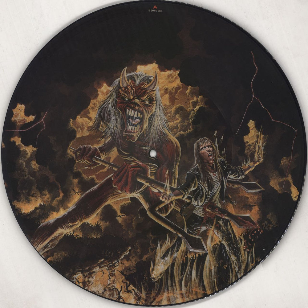 Iron Maiden Hallowed Be Thy Name UK 12" vinyl picture disc (12 inch picture record) 724388095266