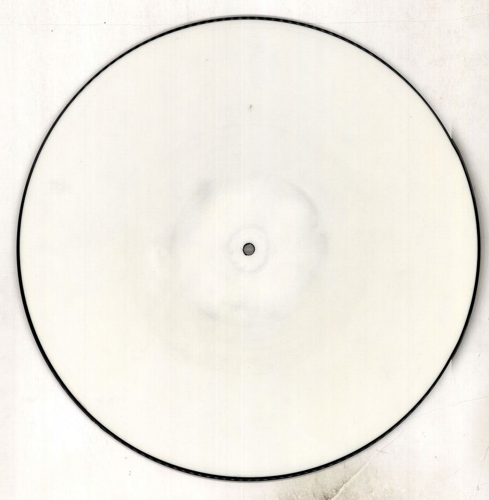 Iron Maiden Holy Smoke - White Test Pressing UK 12" vinyl picture disc (12 inch picture record) 12EMPD153