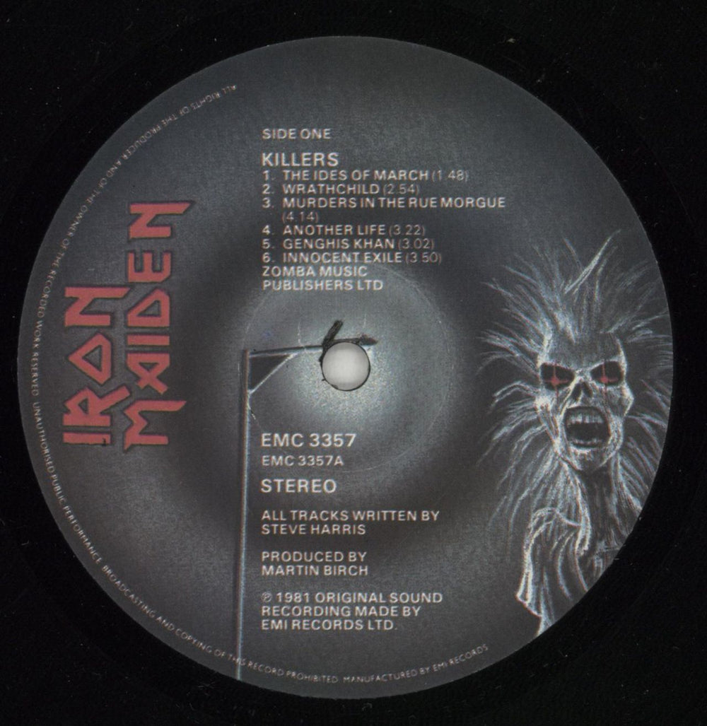 Iron Maiden Killers - 1st - Shrink UK vinyl LP album (LP record) IROLPKI874439