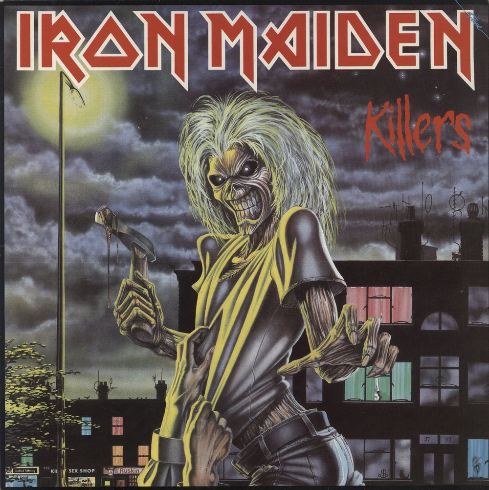 Iron Maiden Killers - EX UK vinyl LP album (LP record) FA4131221