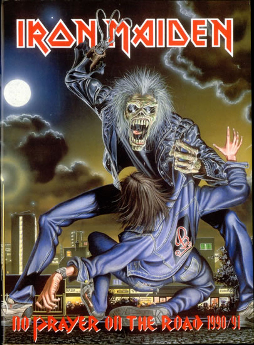 Iron Maiden No Prayer On The Road 1990/91 UK tour programme TOUR PROGRAMME