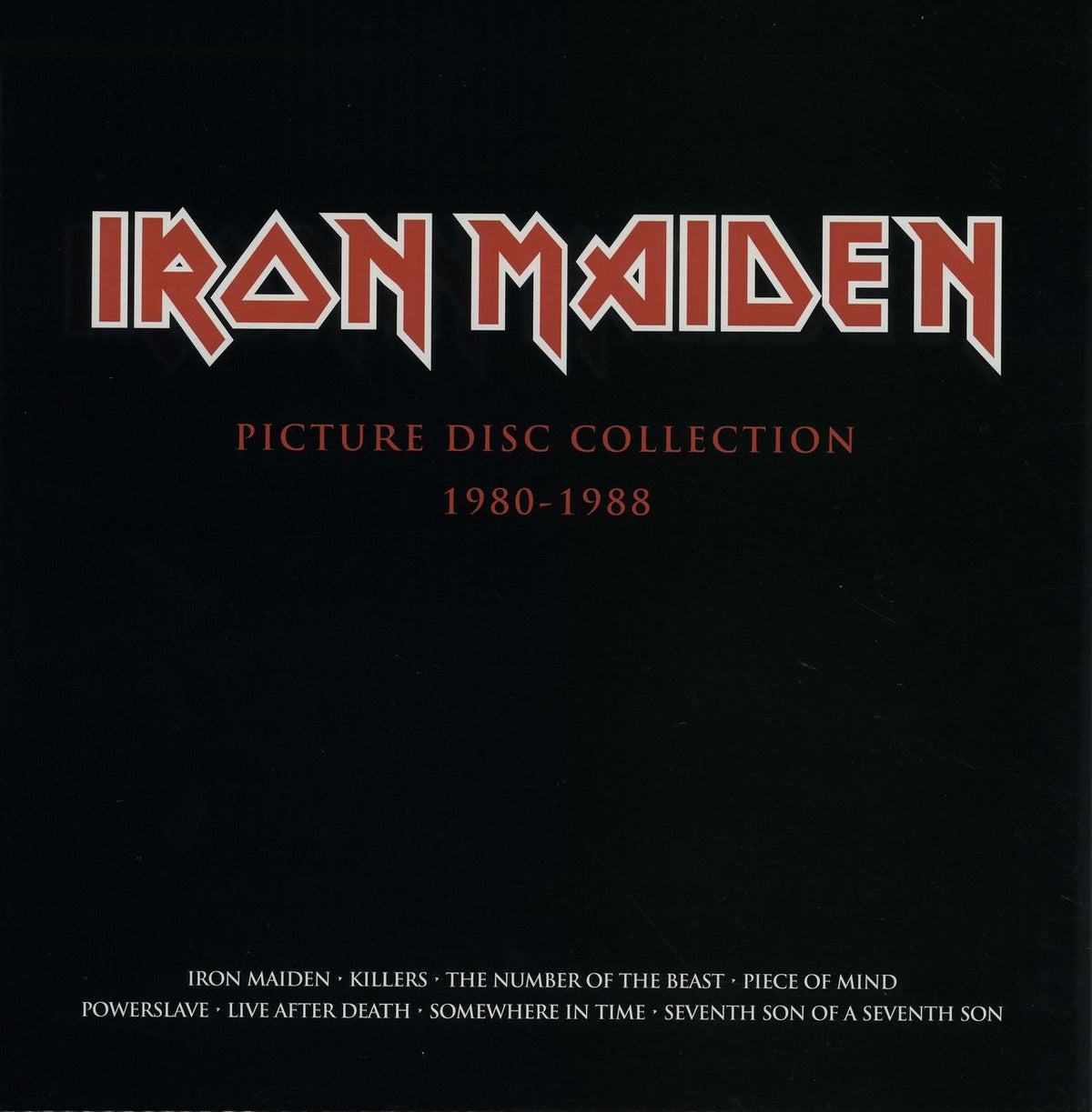 Iron Maiden Picture Disc Collection 1980-1988 - Box set UK Vinyl 
