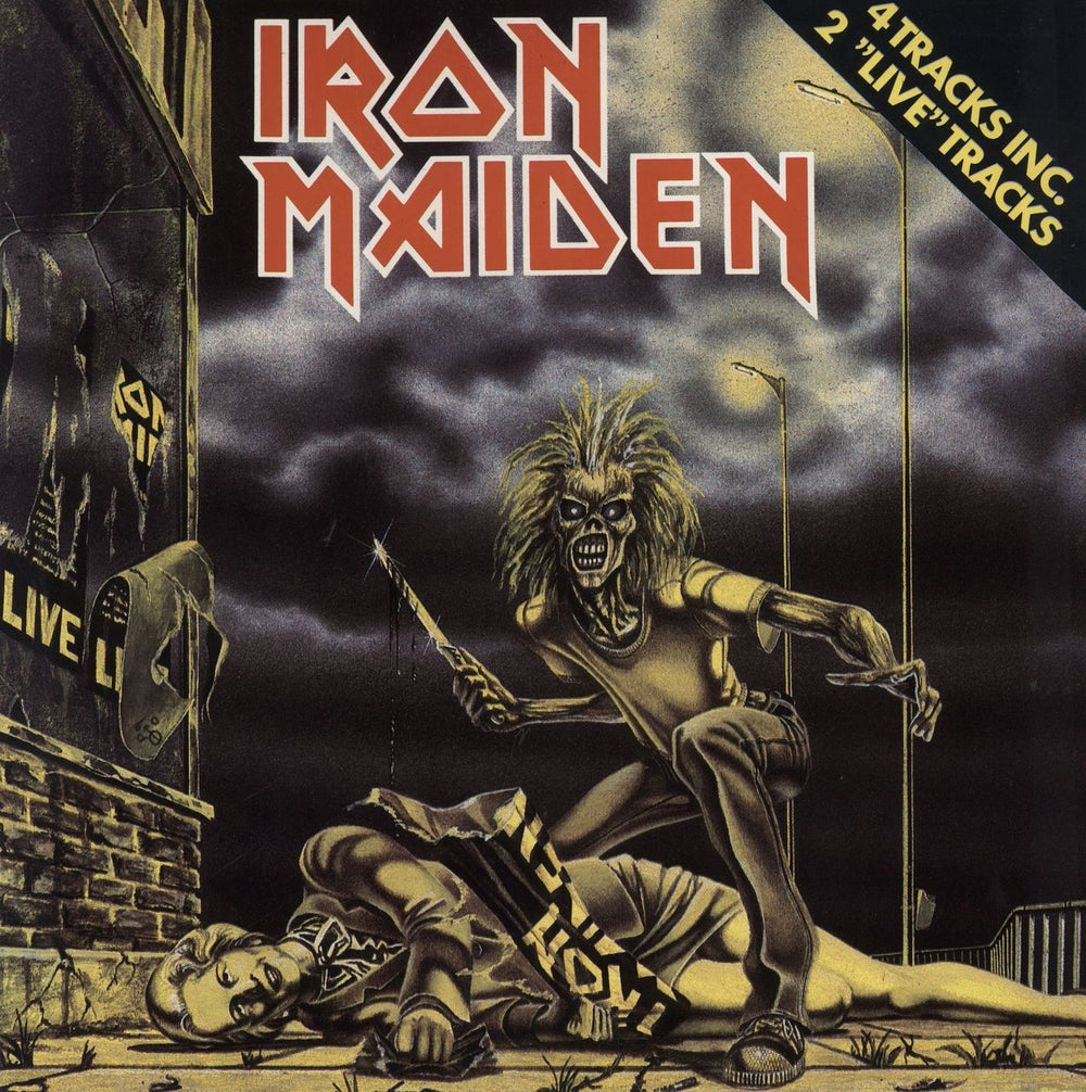 Iron Maiden Sanctuary - Uncensored - EX Dutch 12" vinyl single (12 inch record / Maxi-single) 1AK052Z-07390