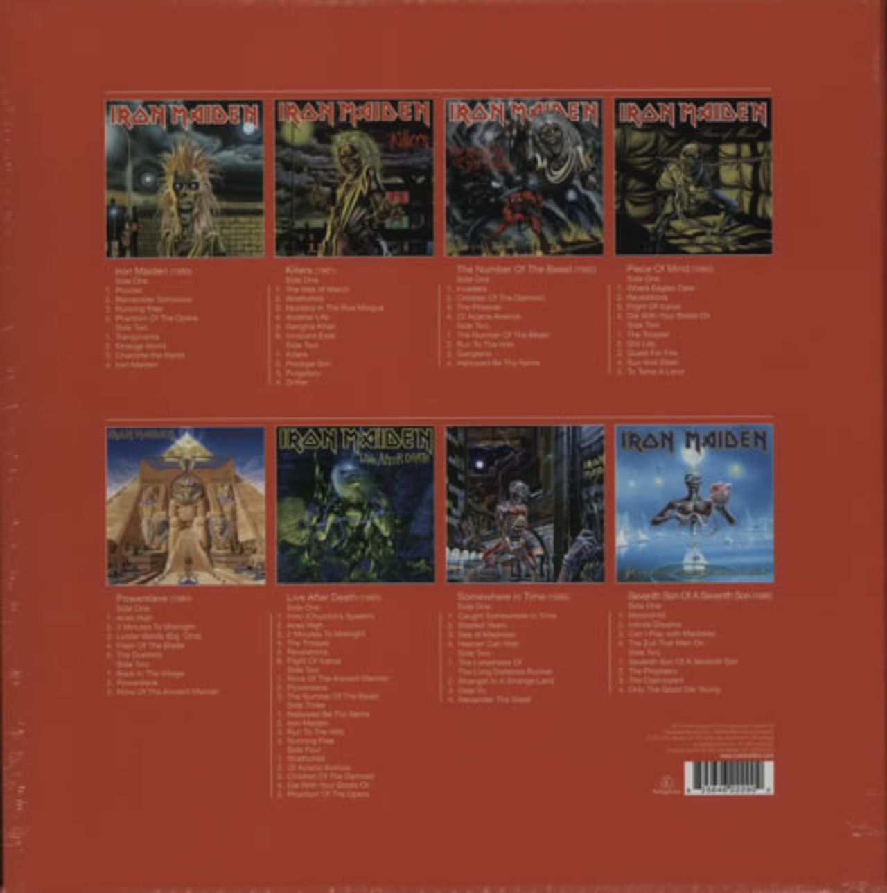 Iron Maiden The Complete Albums Collection 1980-1988 - 3 x LP's