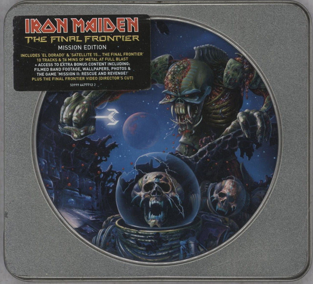 Iron Maiden The Final Frontier UK CD album (CDLP) 6477712