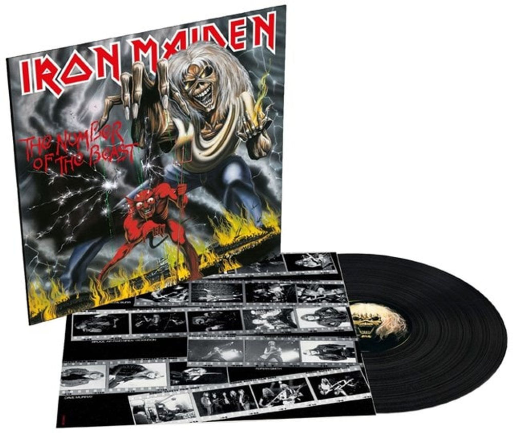 Iron Maiden The Number Of The Beast - 180 Gram Remastered - Sealed UK vinyl LP album (LP record) 825646252404